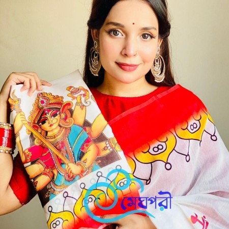 ব্লাউজ পিস সহ শাড়ী DP-6039