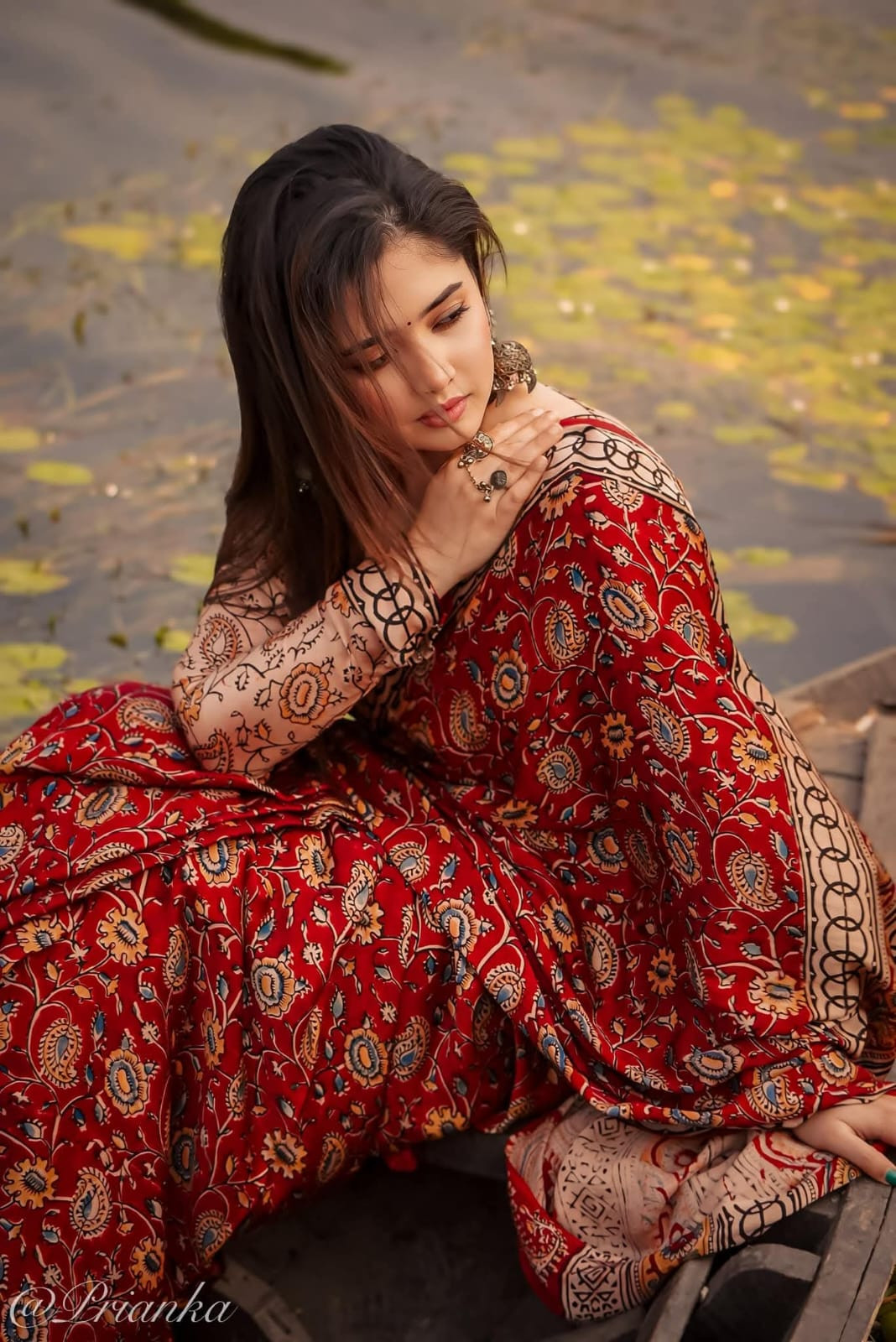 Premium Semi Muslin Silk Saree TS 106 ব্লাউজ পিছ সহ