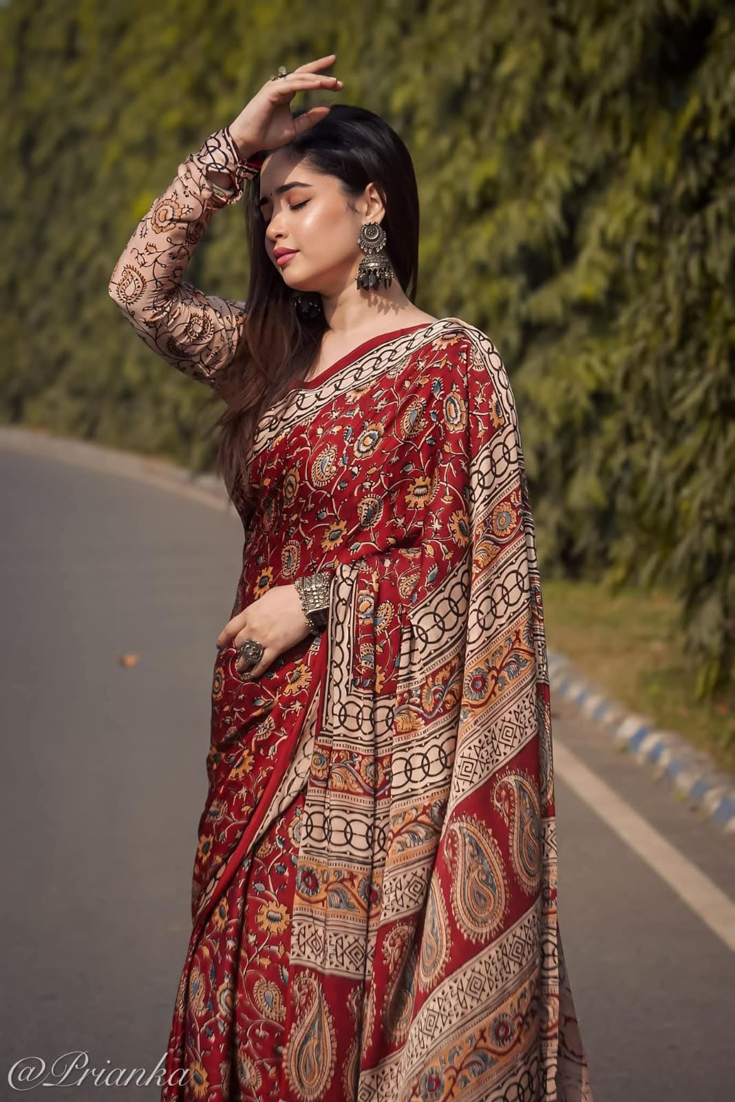 Premium Semi Muslin Silk Saree TS 106 ব্লাউজ পিছ সহ